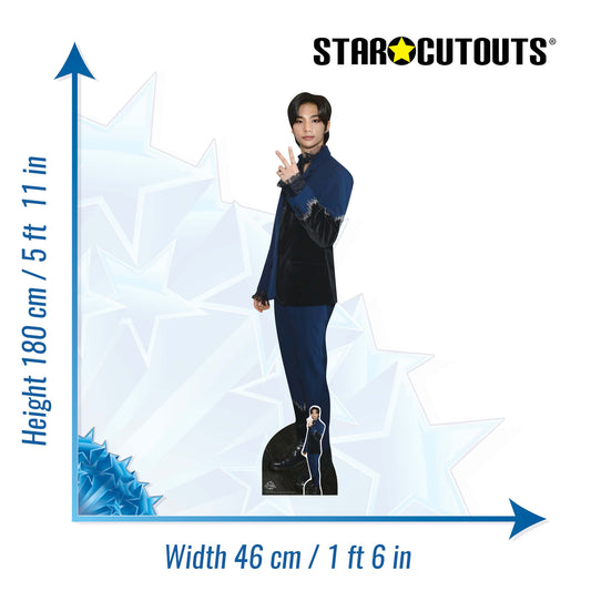 CS1312 Hyunjin Stray Kids Cardboard Cutout Height 180cm