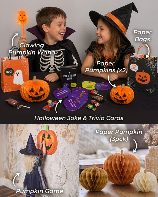 Halloween Pumpkin Party in a Box - (65pk)