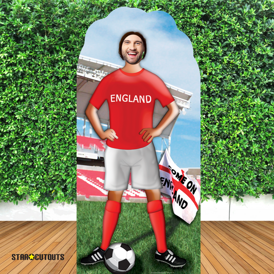 SC199 England World Cup 2026 Football Stand-In Cardboard Cut Out Height 184cm
