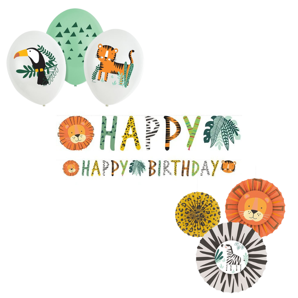 Get Wild Safari Decorations Kit (10pk)