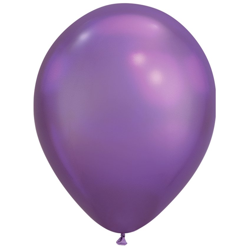 Assorted Chrome Balloons - 11" Latex (100pk)