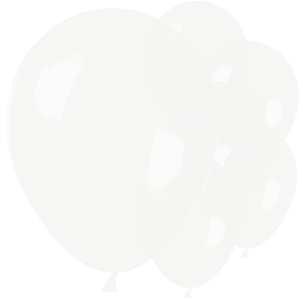 White Latex Balloons - 11" (100pk)