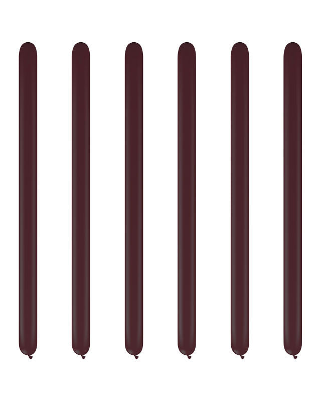 Merlot Red Modelling Balloons - 260 Latex (100pk)
