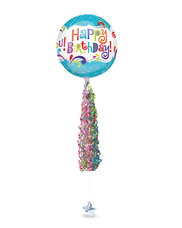 Twirlz Primary Colour Balloon Tail - 86cm