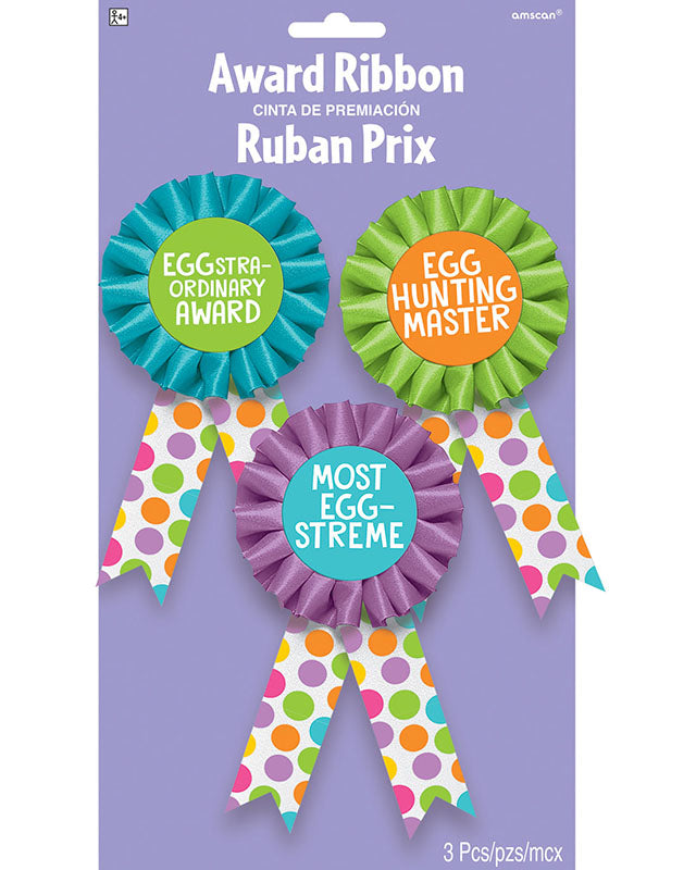Egg Hunt Award Ribbons (3pk)