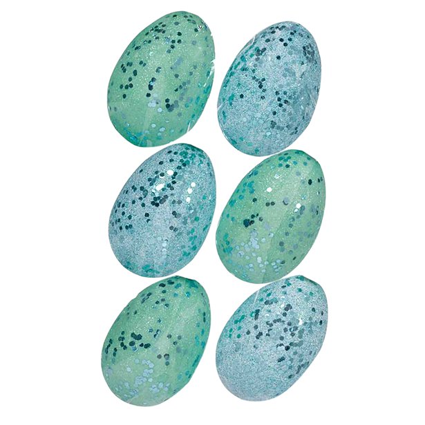 Mermaid Fillable Glitter Eggs (6pk)