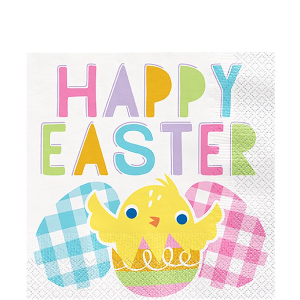 Eggcellent Easter Luncheon Napkins - 32cm (16pk)