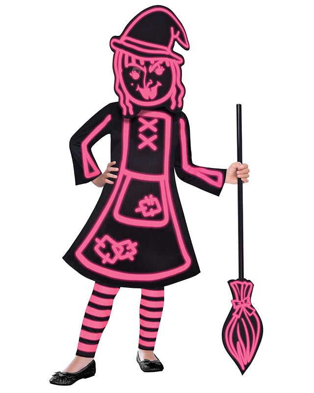 GID Stick Witch - Child Costume