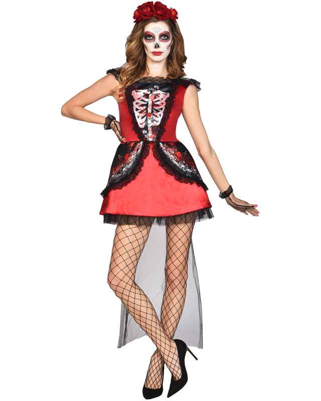 Skeleton Senorita - Adult Costume