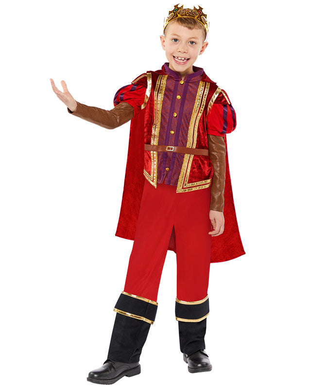 Tudor King Red Deluxe - Child Costume