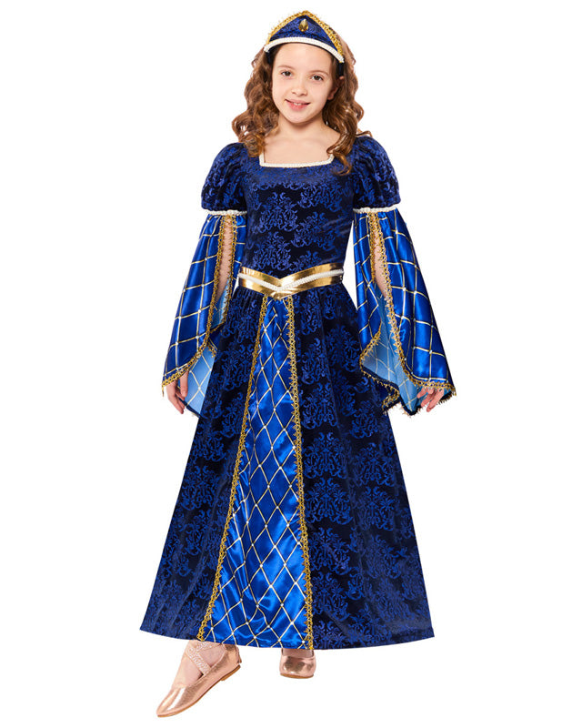 Tudor Princess Blue Deluxe - Child Costume