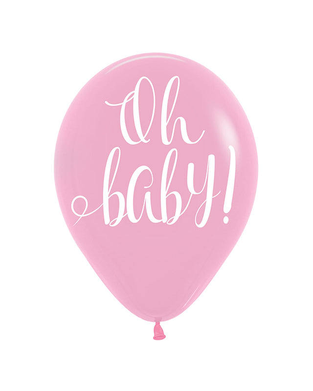 Floral Baby Balloons - 11" Latex (6pk)