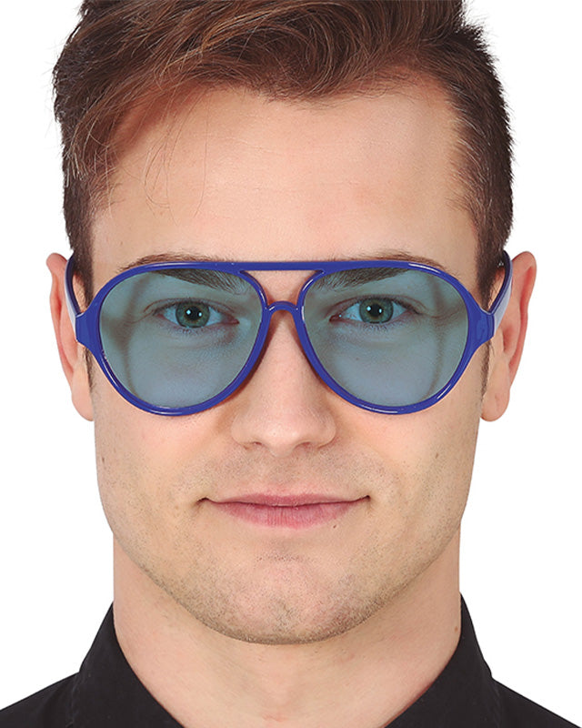 Blue Aviator Glasses
