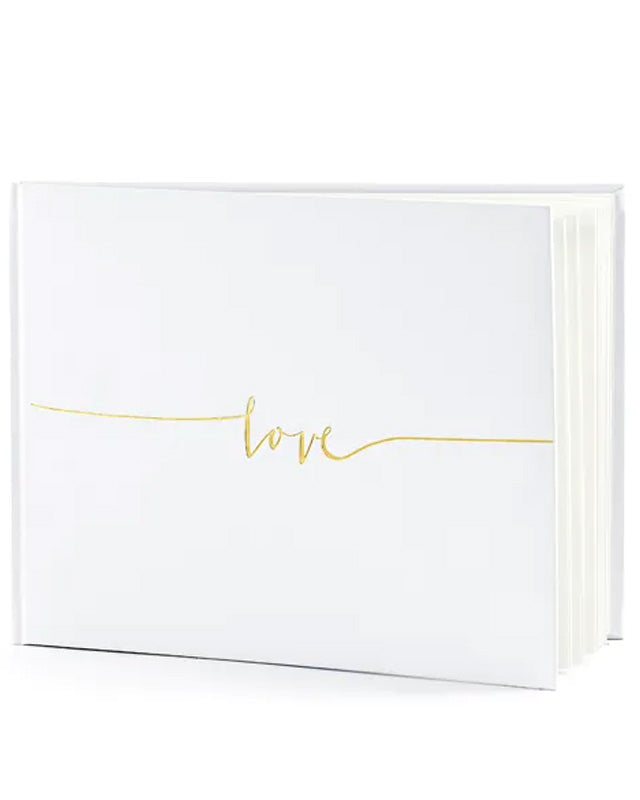 Ivory Guest Book - 24cm x 18.5cm