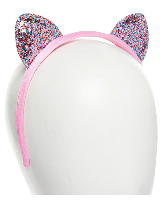 Pink Glitter Cat Ears