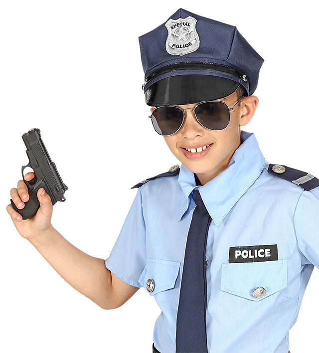 Blue Police Hat - Child