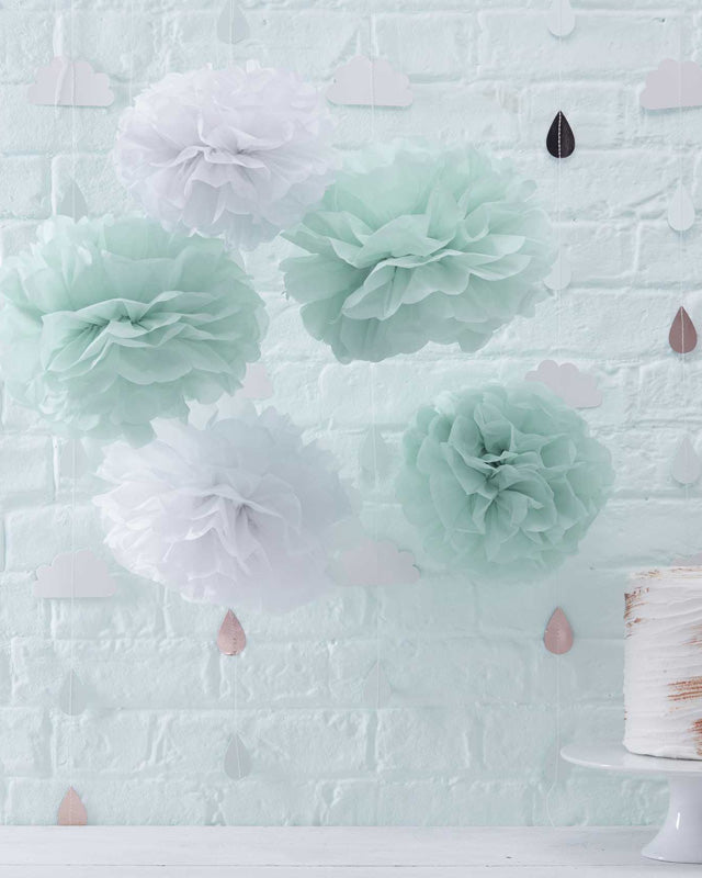 Hello World Pom Pom Decorations - 33cm