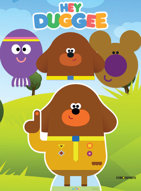 SC939 Hey Duggee & The Squirrels Cardboard Cut Out Height 107cm