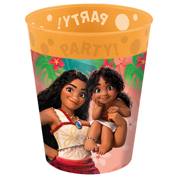 Disney Moana Party Plastic Reuseable Cups - 250ml (4pk)