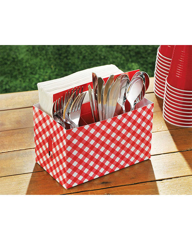 Picnic Party Utensil Caddy - 19cm