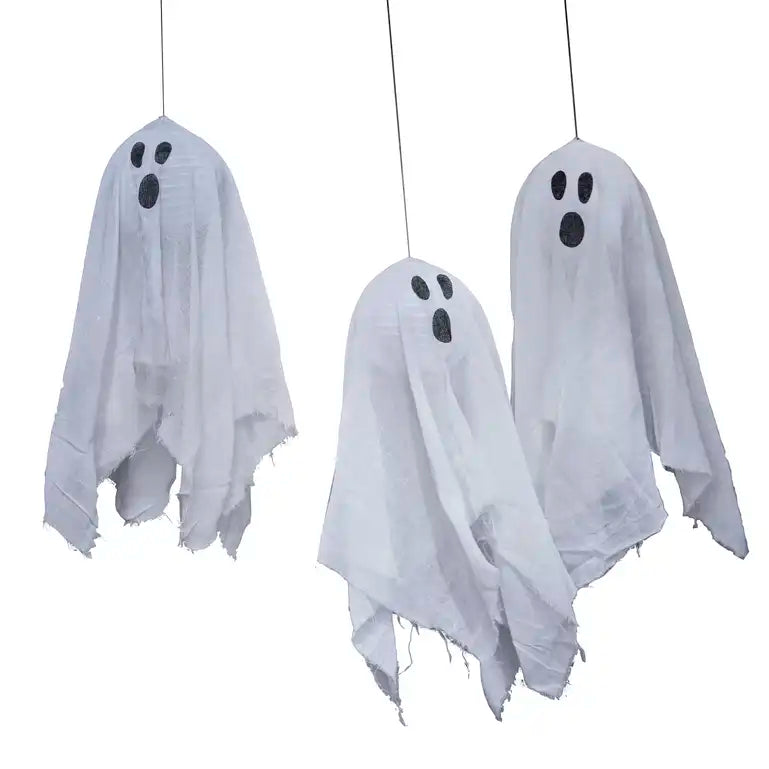 Hanging Ghost Decoration (3pk)