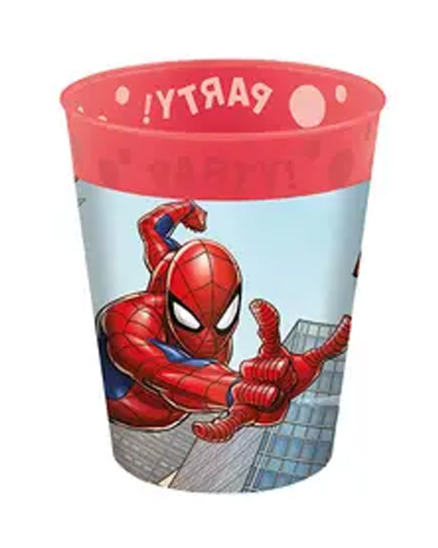 Spider-Man Reuseable Plastic Party Cups - 250ml (4pk)