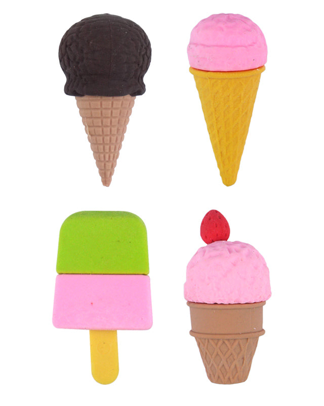 Ice Cream Erasers - Assorted