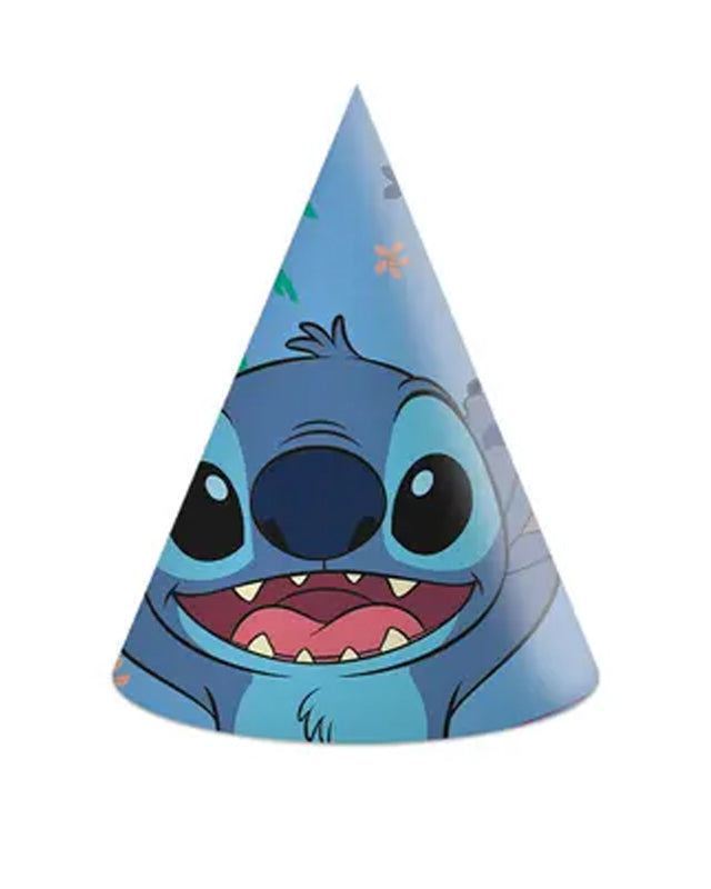 Disney Stitch Party Paper Hats (6pk)