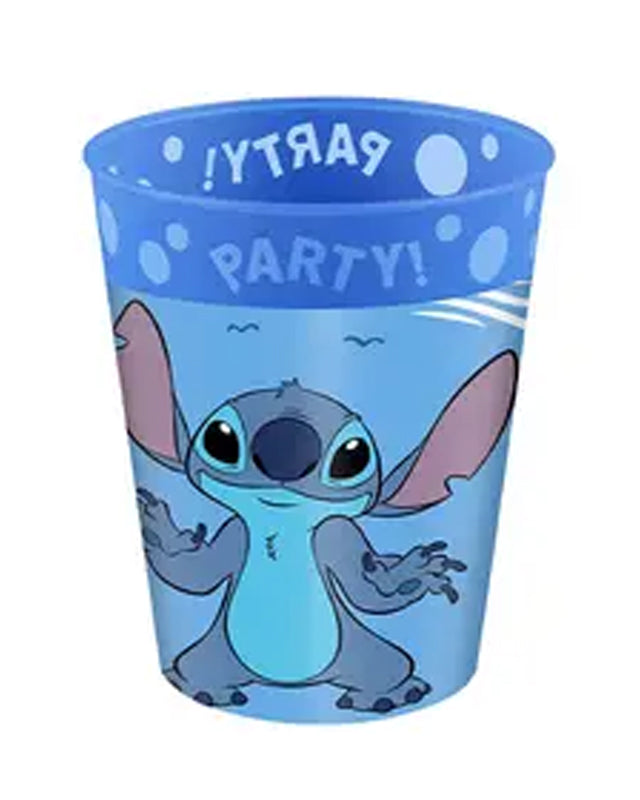 Disney Stitch Party Plastic Reuseable Cups - 250ml (4pk)