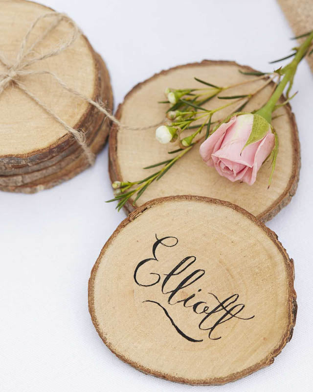 Mini Wooden Slices - 7.5cm (5pk)