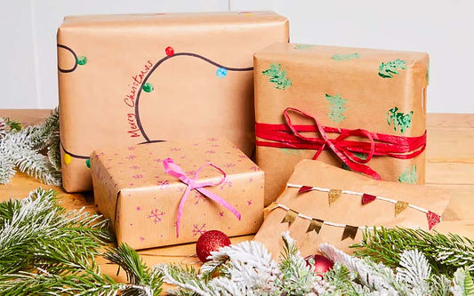 DIY Brown Paper Christmas Wrapping Ideas