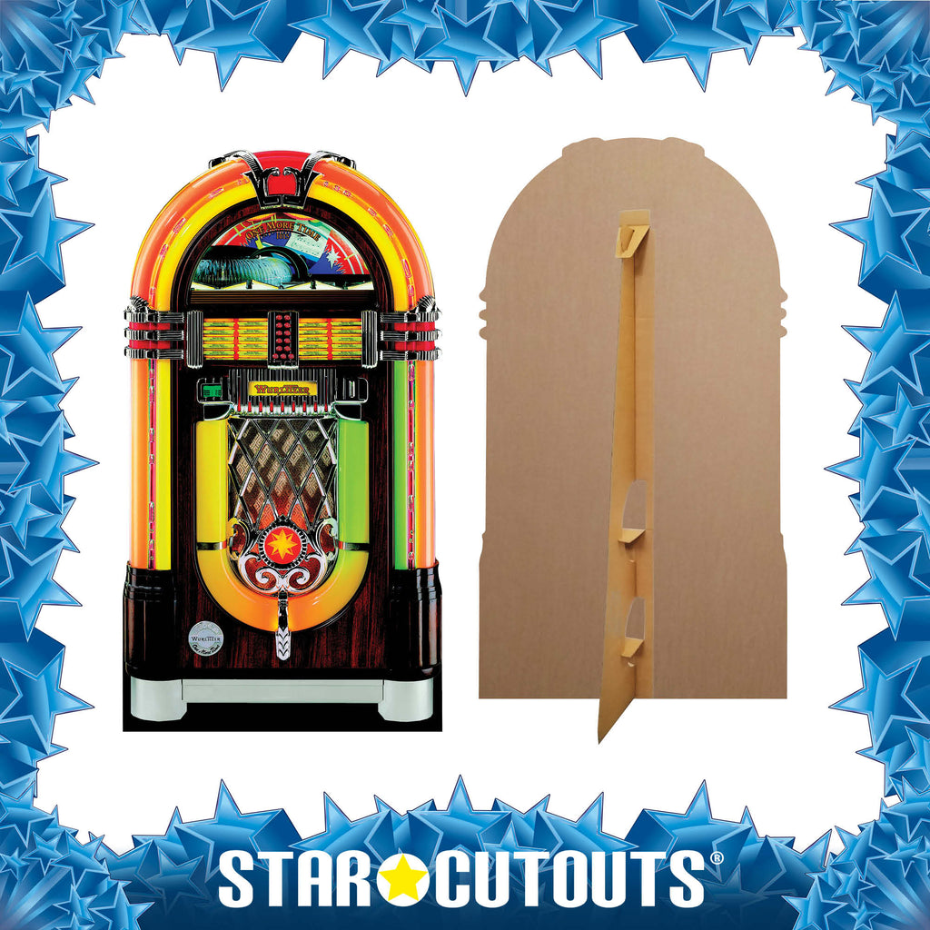 SC028 Juke Box Cardboard Cut Out Height 160cm – product image 3