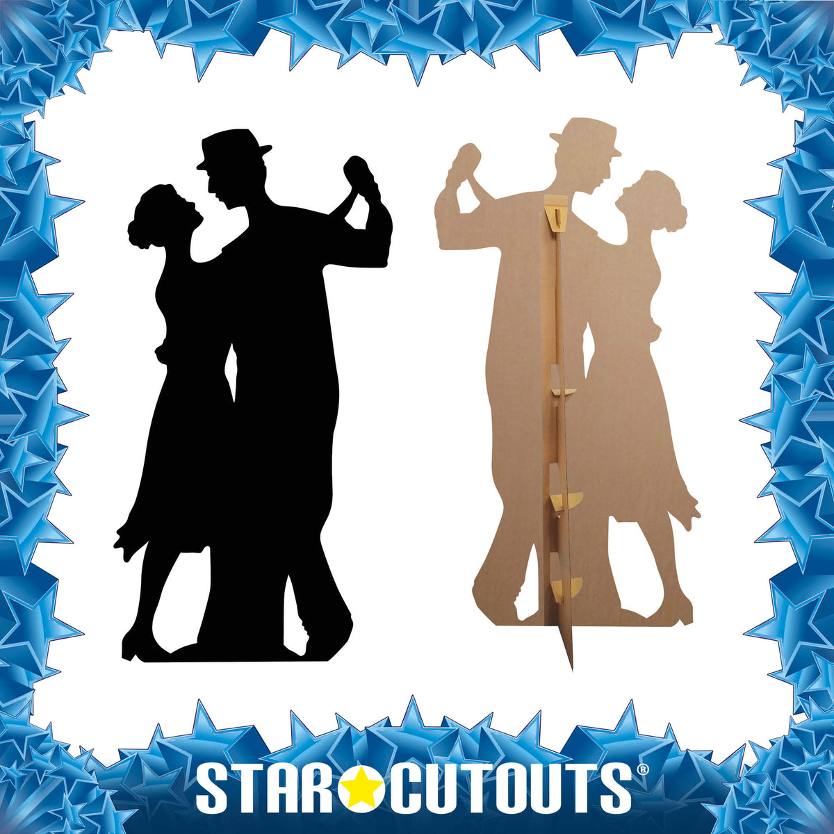 SC048 Salsa Dancer (Silhouette) Cardboard Cut Out Height 169cm – product image 3