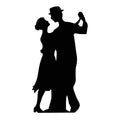 SC048 Salsa Dancer (Silhouette) Cardboard Cut Out Height 169cm – product image 1