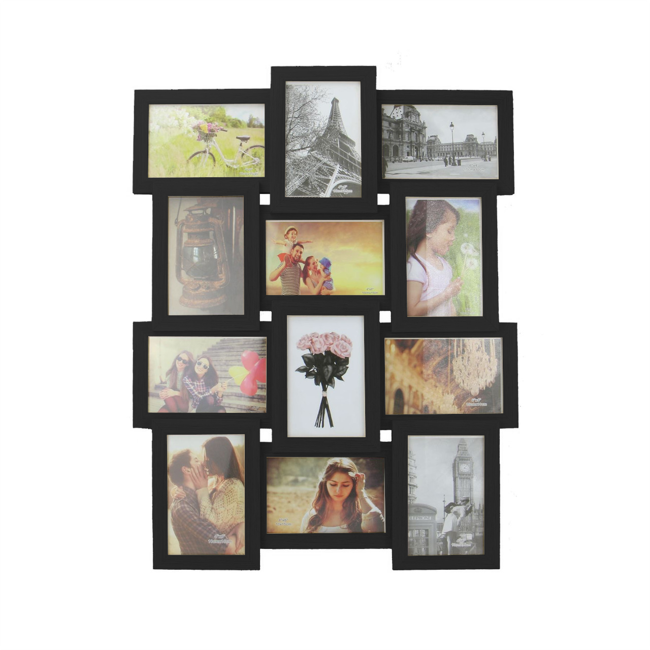12 Photo Collage Frame Black | M&W	