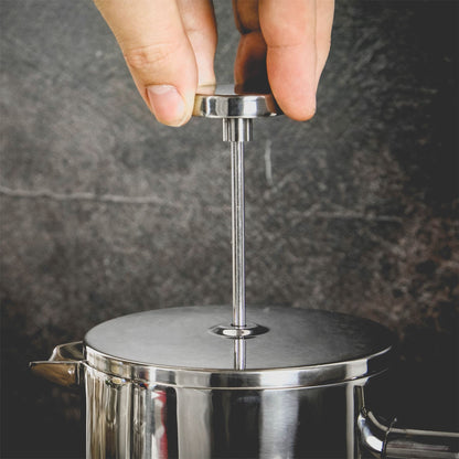 French Press Cafetiere Steel Coffee Maker 1000ml | M&W	