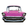 SC089 Pink Car (SMALL) 'Stand-In' Cardboard Cut Out Height 105cm – product image 1