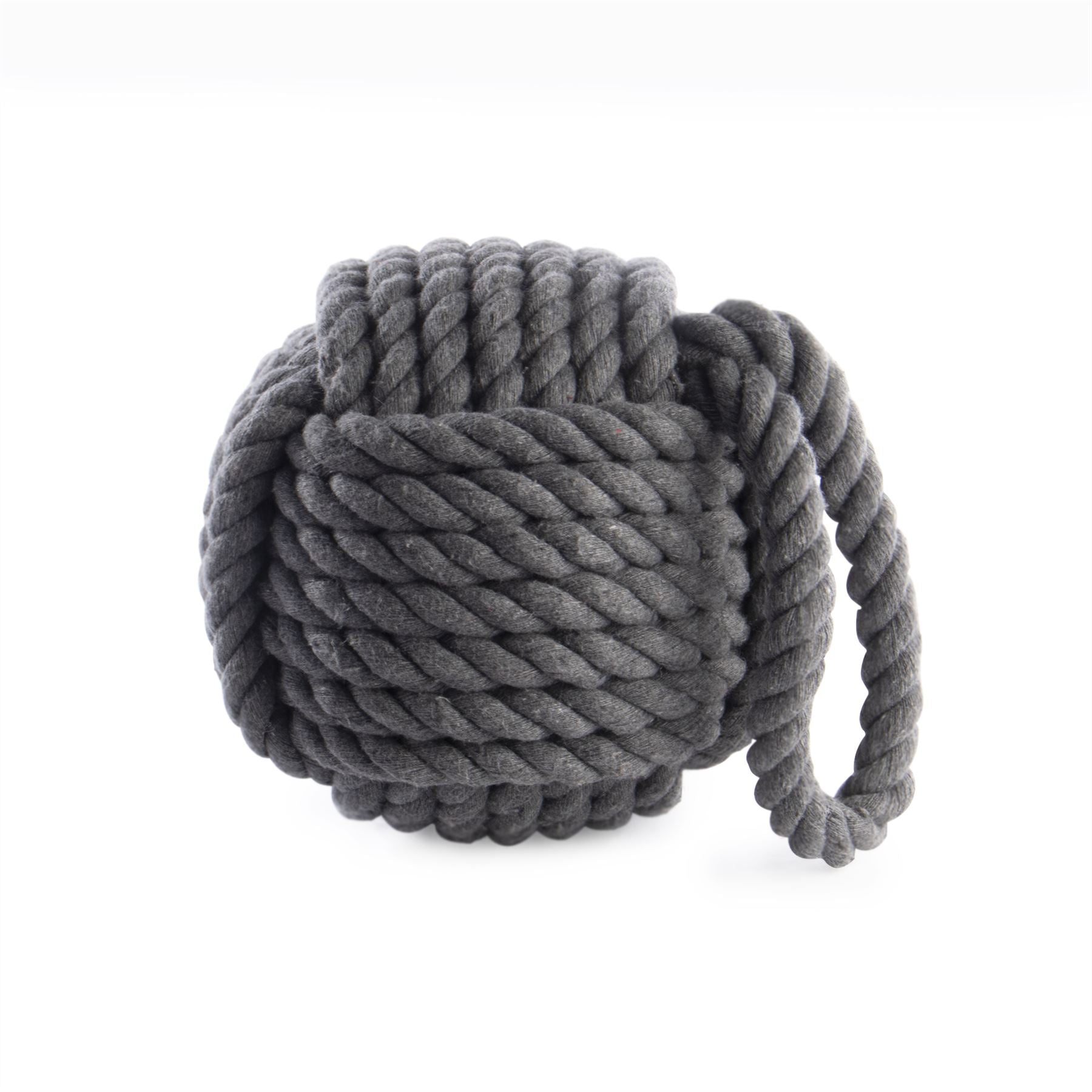 Rope Knot Door Stop Grey | M&W	