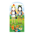 SC1294 Hiking Double Camp Site Stand-In Cardboard Cut Out Height 186cm – product image 1