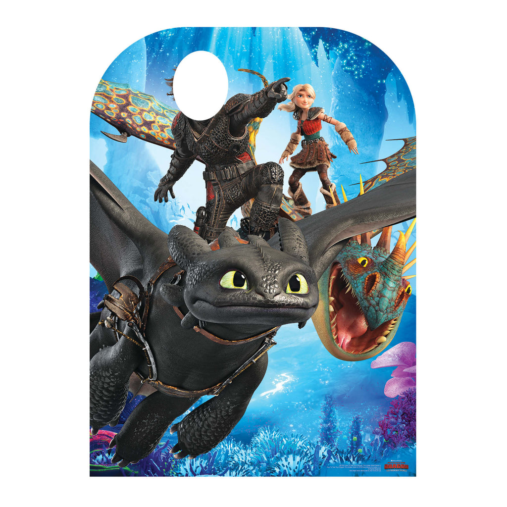 SC1301 How to Train Your Dragon 3 Stand-In Toothless Hiccup Stormfly Astrid Cardboard Cut Out Height 130cm – product image 7