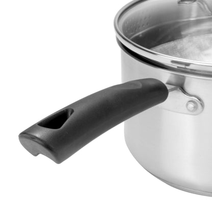 Stainless Steel Saucepans - Set of 3 | M&W	
