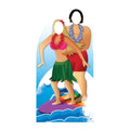 SC133 Surfer Couple Stand-In Cardboard Cut Out Height 186cm – product image 1