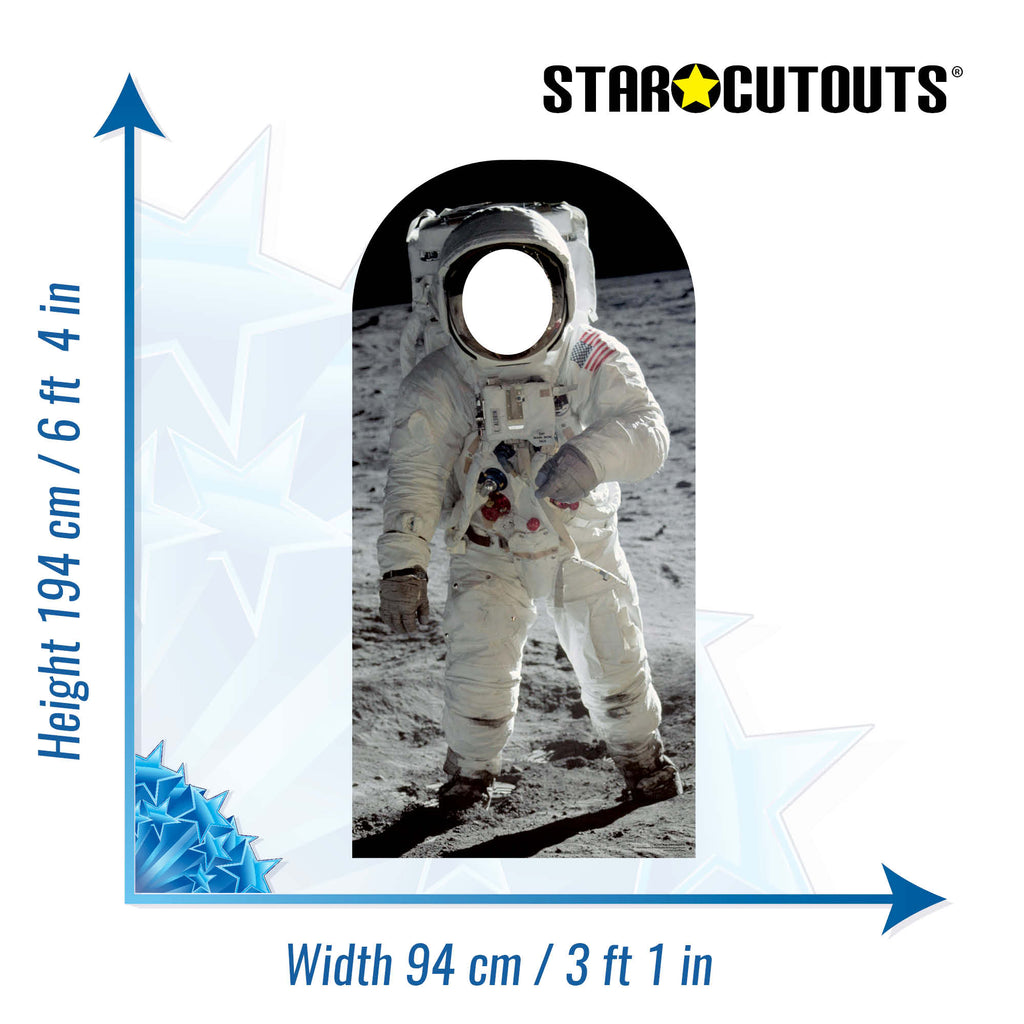 SC1347 Buzz Aldrin Stand-In (Classic) Cardboard Cut Out Height 194cm – product image 3