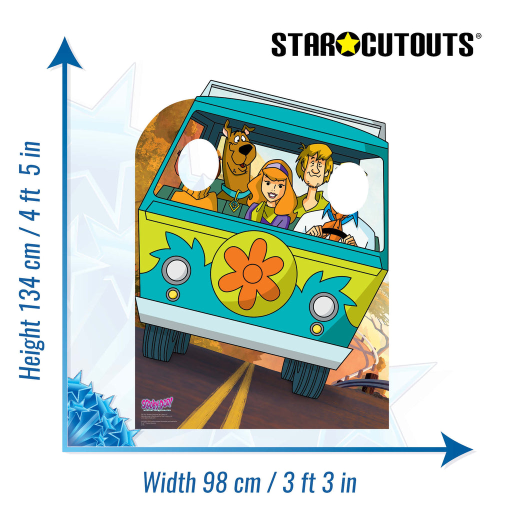 SC1357 Scooby Doo Adventures Mystery Machine Van Stand-In Cardboard Cut Out Height 134cm – product image 3