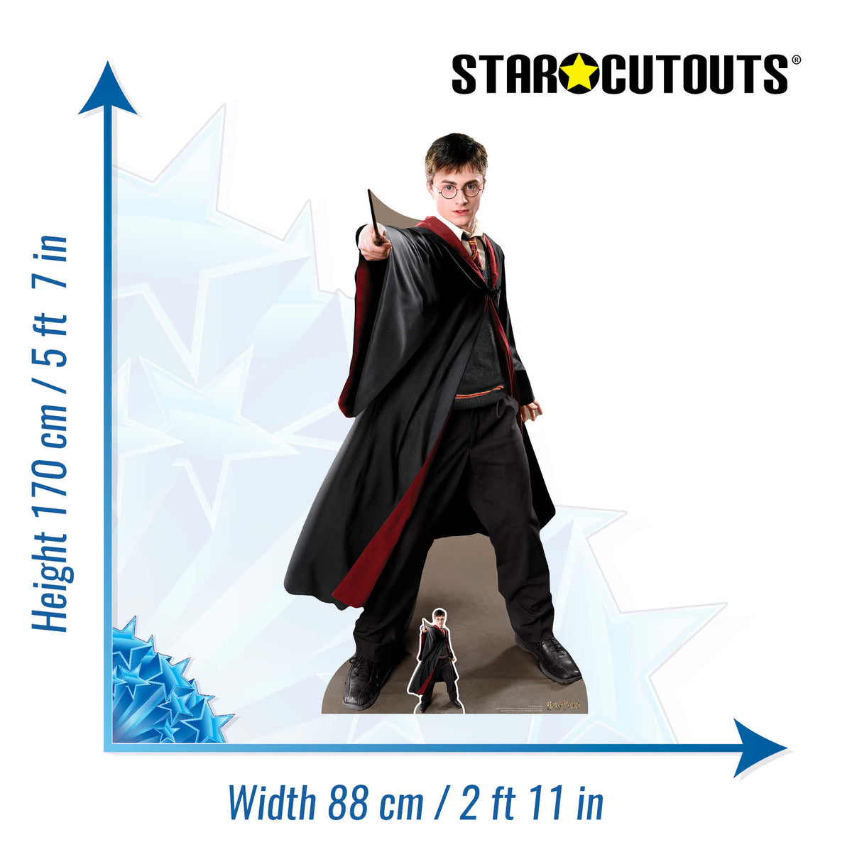 SC1478 Harry Potter Quidditch Captain Cardboard Cutout Height 170cm – product image 2