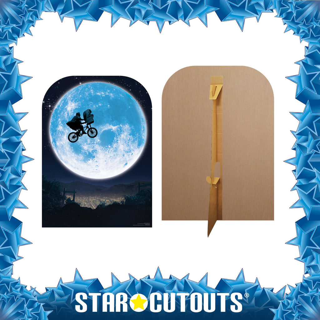 SC1573 E T Scene Setter 1980s Full Moon Bicycle Cardboard Cut Out Height 130cm – product image 3