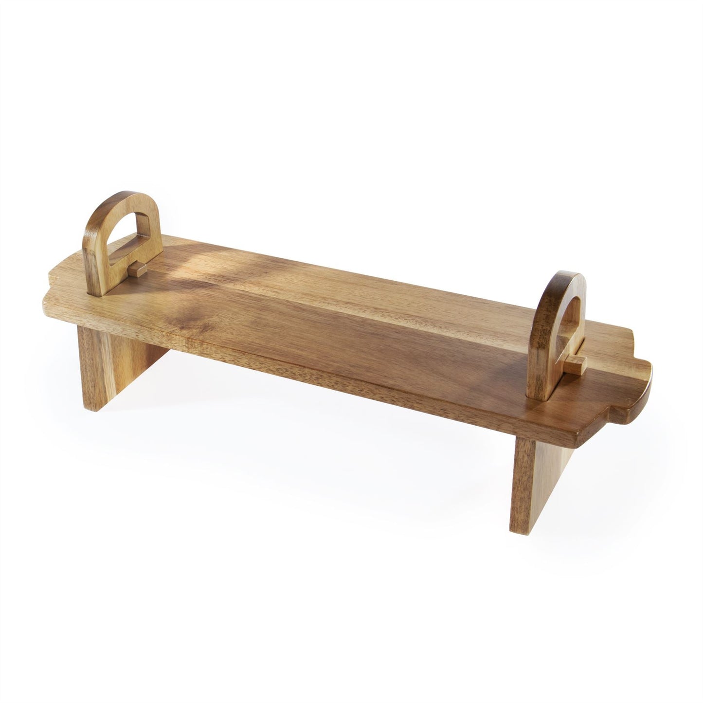 Acacia Wood Raised Serving Platter | M&W	