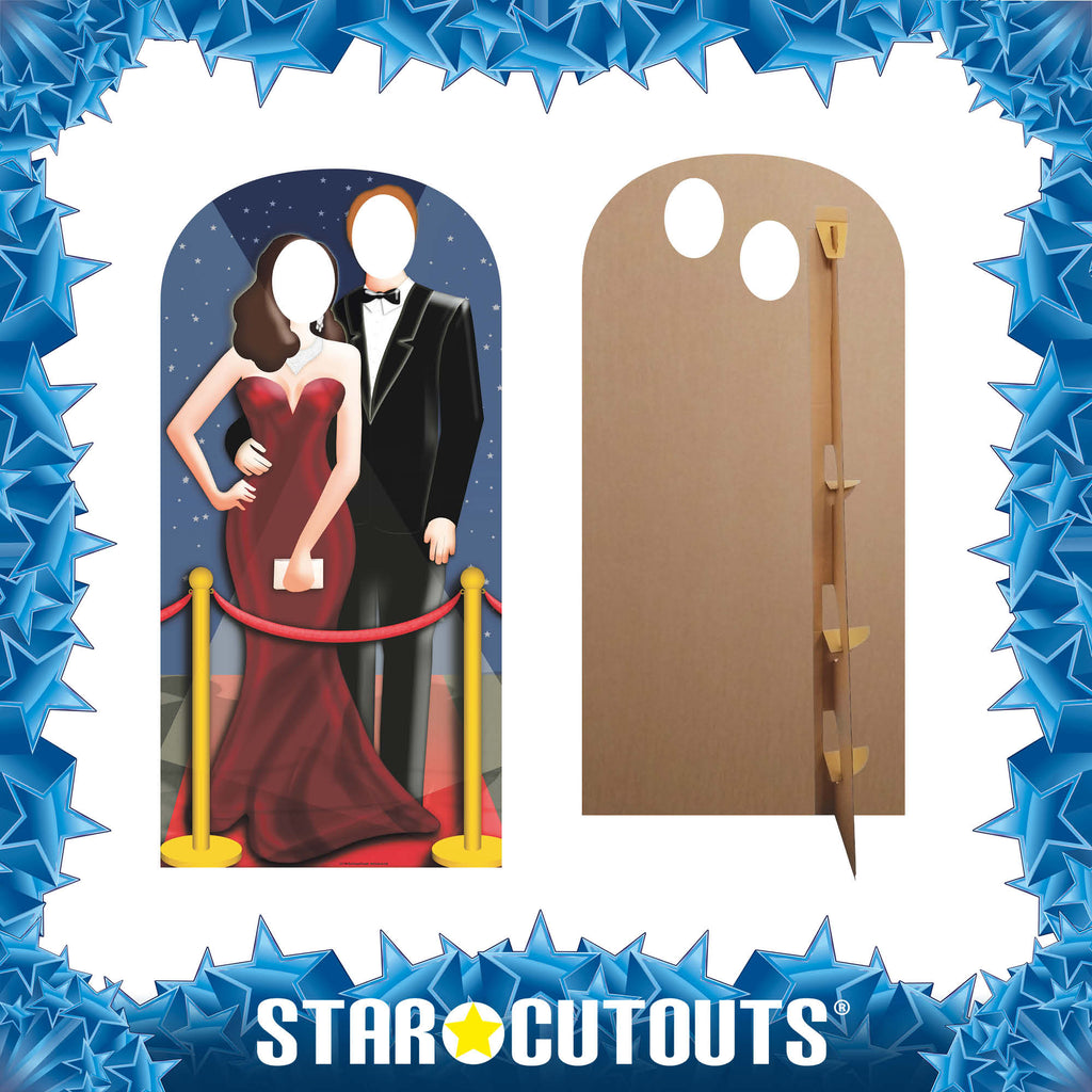 SC170 Red-Carpet/ Hollywood Couple Stand In Cardboard Cut Out Height 186cm – product image 5