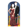 SC170 Red-Carpet/ Hollywood Couple Stand In Cardboard Cut Out Height 186cm – product image 1