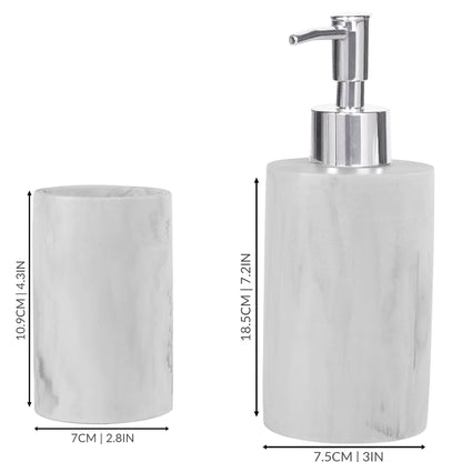 Resin Bathroom Set - 4 Piece | M&W	